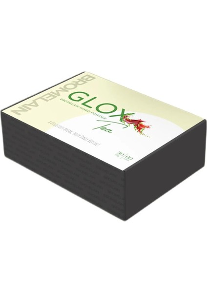 Gloxtea Bromelain Yardımcı Bitkisel Çay 60 Şase 30 Günlük Kullanım