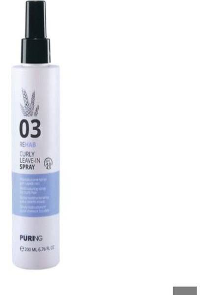 Rehab Kıvırcık Kabaran Saçlar Durulanmayan Bakım Spreyi 200ML