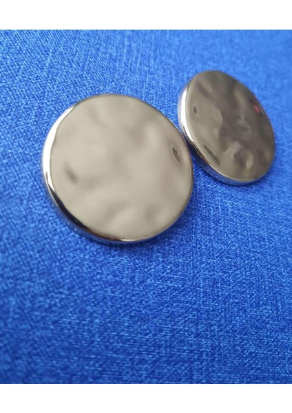 Özel Tasarım 4cm Light Altın Kaplamalı Metal Düğme 1 Paket 3 Adet modelleri