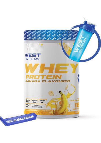 Whey Protein Tozu 540 gr 18 Servis Aroma Seçenekli