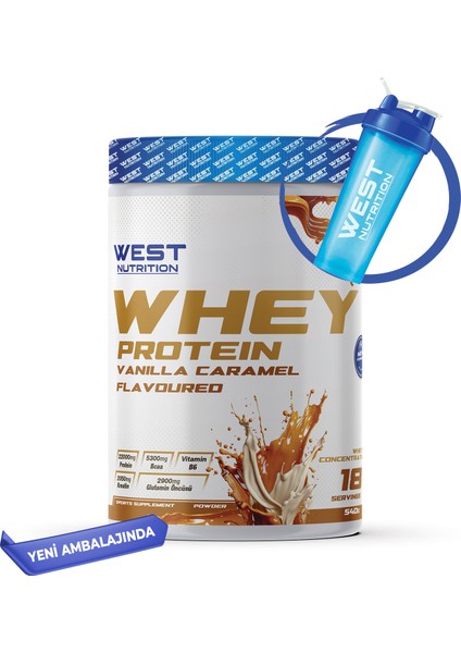 Whey Protein Tozu 540 gr 18 Servis Aroma Seçenekli