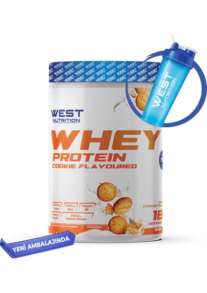 Whey Protein Tozu 540 gr 18 Servis Aroma Seçenekli