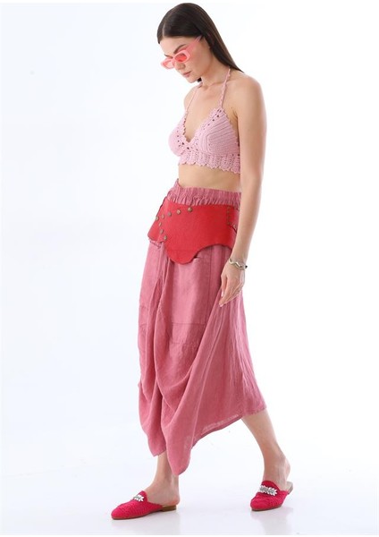 İtalyan Cepli Keten Şalvar Pantolon (36-48 Beden Arası) fırsatları