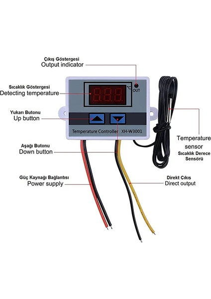 Nano Teknomax 220 Dijital Termostat