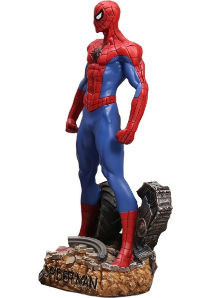 Avengers Spiderman Örümcek Adam Koleksiyon Karakter Figür Oyuncak & Dekoratif Biblo Büyük Boy 28CM B