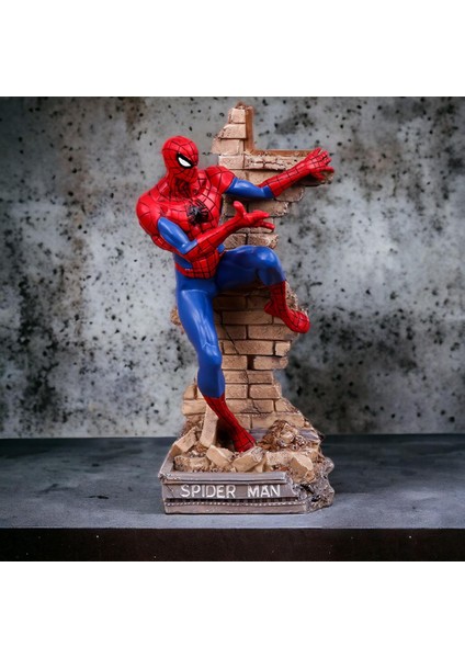 Avengers Spiderman Örümcek Adam Koleksiyon Karakter Figür Oyuncak & Dekoratif Biblo Büyük Boy 28CM A