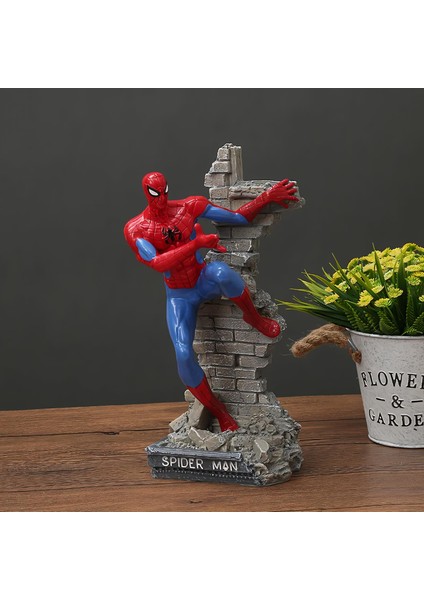Avengers Spiderman Örümcek Adam Koleksiyon Karakter Figür Oyuncak & Dekoratif Biblo Büyük Boy 28CM A