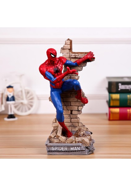 Avengers Spiderman Örümcek Adam Koleksiyon Karakter Figür Oyuncak & Dekoratif Biblo Büyük Boy 28CM A