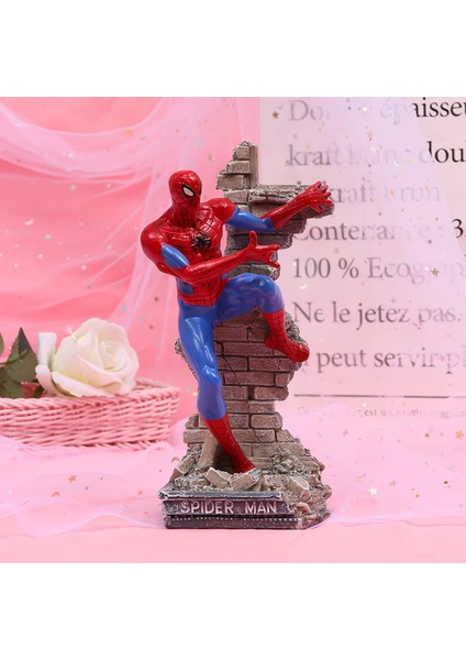 Avengers Spiderman Örümcek Adam Koleksiyon Karakter Figür Oyuncak & Dekoratif Biblo Büyük Boy 28CM A