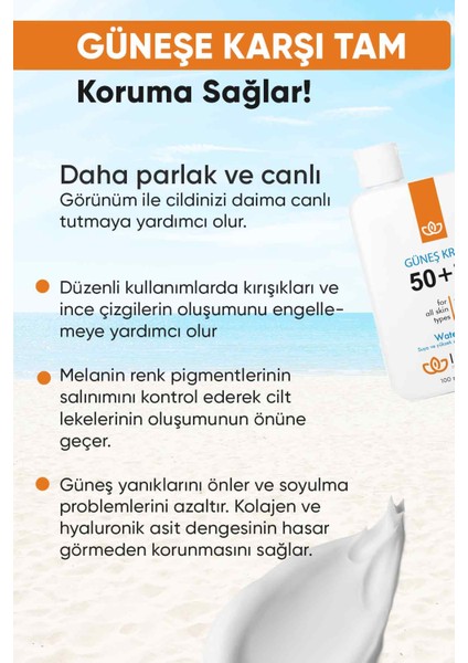 Leke Karşıtı Cilt Tonu Eşitleyici Yüksek Korumalı Yüz Ve Vücut Güneş Kremi 50 Spf 130 ml