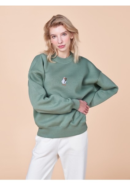 Sahipler Için Tek Ürün Pou Series Duckdash Sweatshirt modelleri