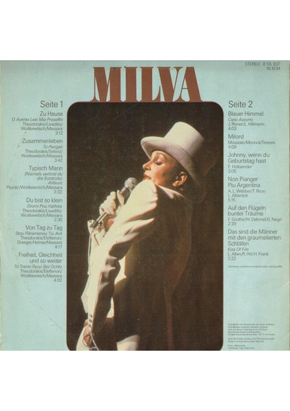 Milva – Milva Pop Vinly Plak Alithestereo