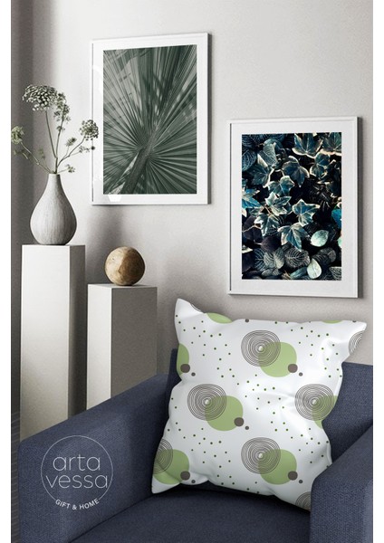 Çift Tarafı Dijital Baskılı Dekoratif Suni Deri Kırlent Kılıfı fiyatları