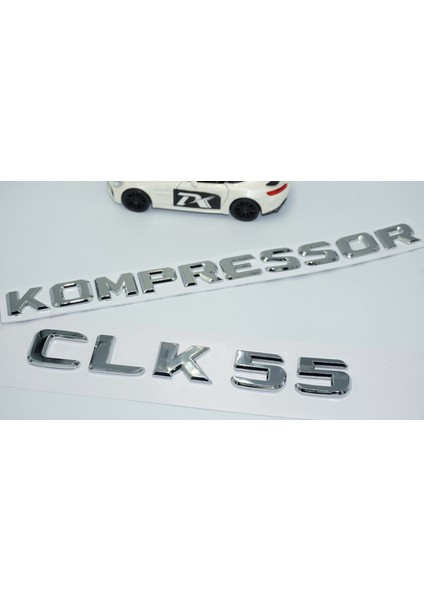CLK55 Kompressor Bagaj Krom Abs 3m 3D Yazı Logo Benz Ile Uyumlu modelleri