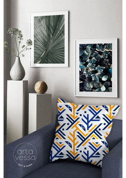 Çift Tarafı Dijital Baskılı Dekoratif Suni Deri Kırlent Kılıfı fiyatları