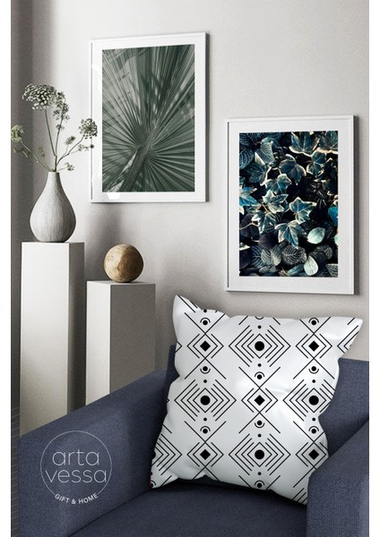 Çift Tarafı Dijital Baskılı Dekoratif Suni Deri Kırlent Kılıfı fiyatları