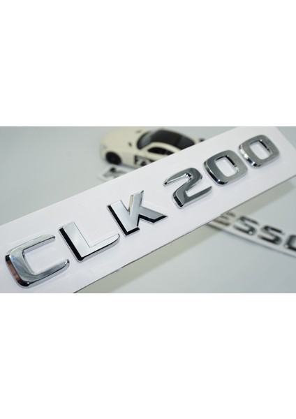 CLK200 Kompressor Bagaj Krom Abs 3m 3D Yazı Logo Benz Ile Uyumlu