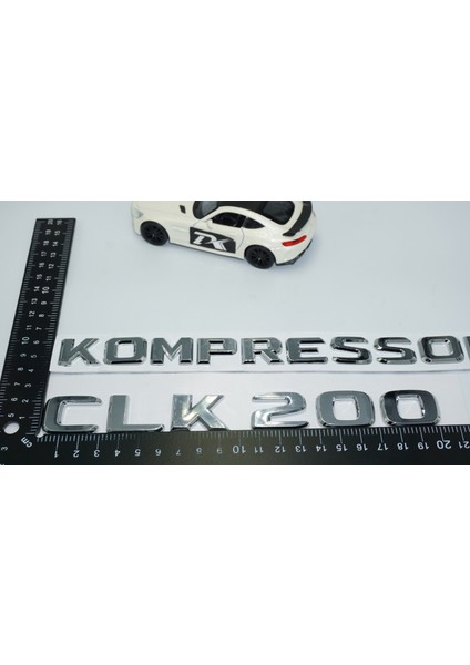 CLK200 Kompressor Bagaj Krom Abs 3m 3D Yazı Logo Benz Ile Uyumlu