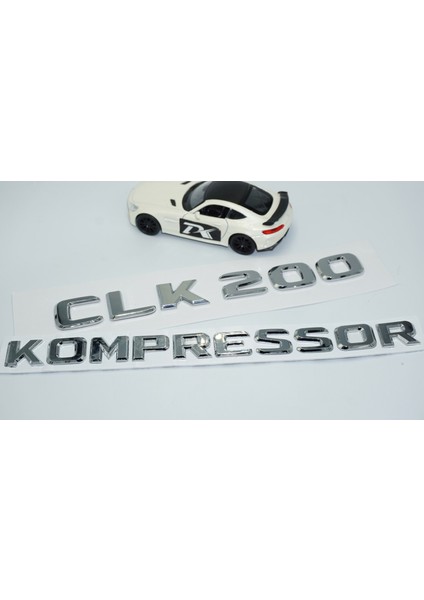 CLK200 Kompressor Bagaj Krom Abs 3m 3D Yazı Logo Benz Ile Uyumlu
