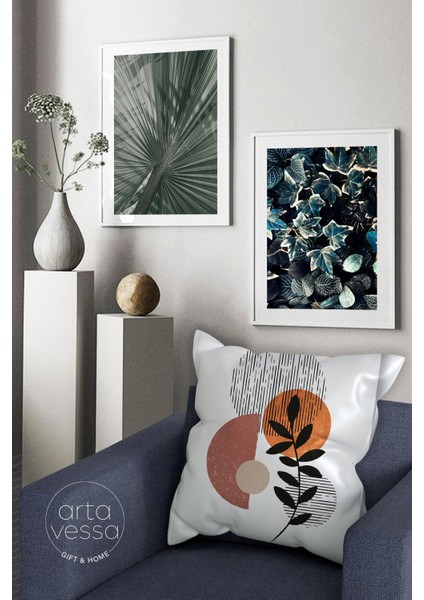 Çift Tarafı Dijital Baskılı Dekoratif Suni Deri Kırlent Kılıfı fiyatları