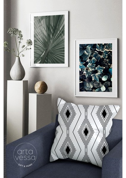 Çift Tarafı Dijital Baskılı Dekoratif Suni Deri Kırlent Kılıfı fiyatları