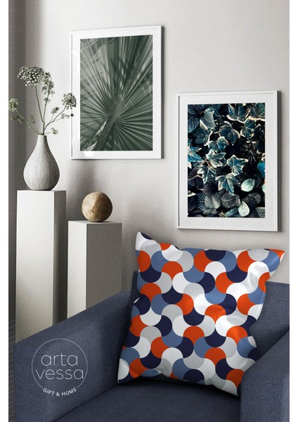 Çift Tarafı Dijital Baskılı Dekoratif Suni Deri Kırlent Kılıfı fiyatları