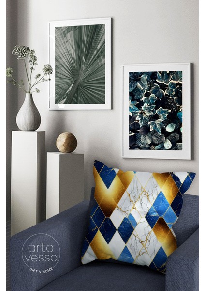 Çift Tarafı Dijital Baskılı Dekoratif Suni Deri Kırlent Kılıfı fiyatları