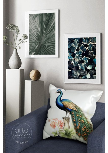 Çift Tarafı Dijital Baskılı Dekoratif Suni Deri Kırlent Kılıfı fiyatları