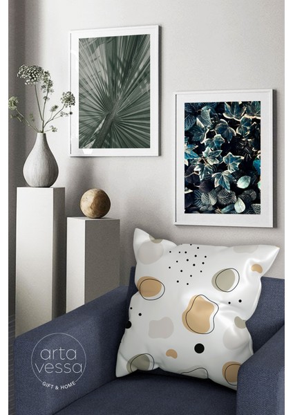 Çift Tarafı Dijital Baskılı Dekoratif Suni Deri Kırlent Kılıfı fiyatları