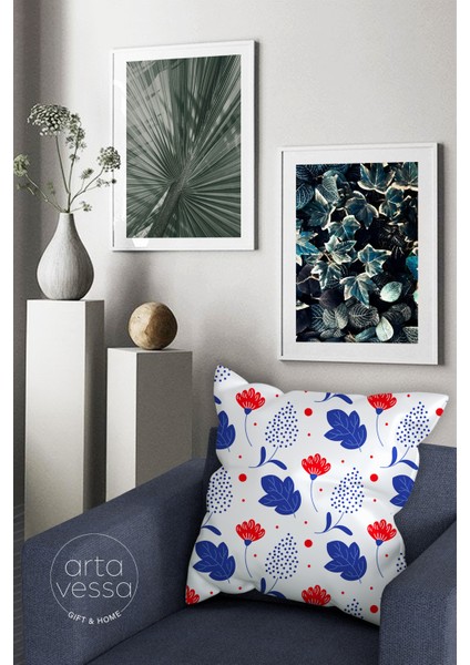 Çift Tarafı Dijital Baskılı Dekoratif Suni Deri Kırlent Kılıfı fiyatları