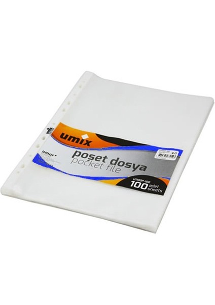 Poşet Dosya Plus 45 Micron 100'lü