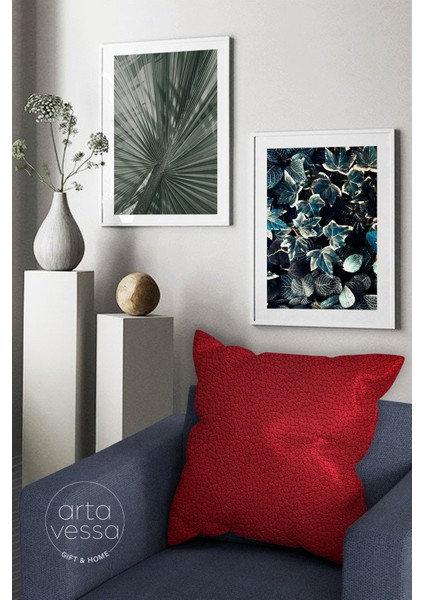 Çift Tarafı Dijital Baskılı Dekoratif Suni Deri Kırlent Kılıfı fiyatları