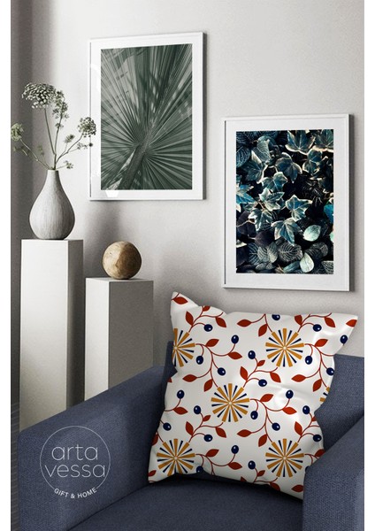 Çift Tarafı Dijital Baskılı Dekoratif Suni Deri Kırlent Kılıfı fiyatları