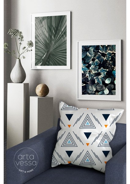 Çift Tarafı Dijital Baskılı Dekoratif Suni Deri Kırlent Kılıfı fiyatları