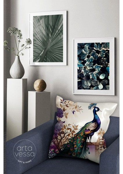 Çift Tarafı Dijital Baskılı Dekoratif Suni Deri Kırlent Kılıfı fiyatları