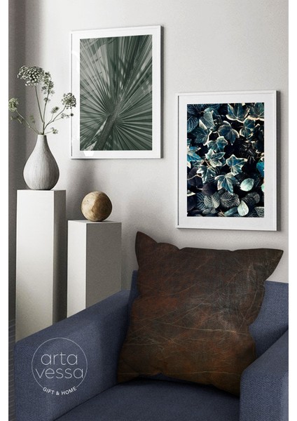 Çift Tarafı Dijital Baskılı Dekoratif Suni Deri Kırlent Kılıfı fiyatları