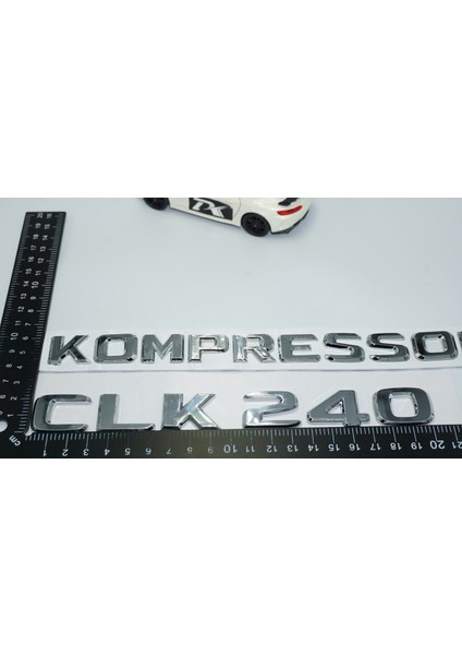 CLK240 Kompressor Bagaj Krom Abs Yazı Logo Benz Ile Uyumlu modelleri