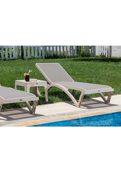 Brezza Royal Fileli Bahçe Havuz Şezlong Antrasit 4 Adet fiyatları