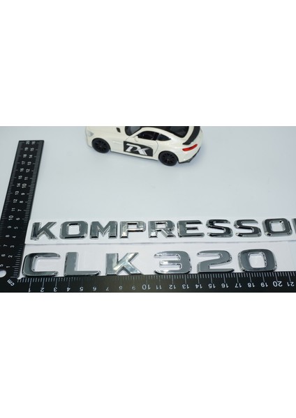 CLK320 Kompressor Bagaj Krom Abs Yazı Logo Benz Ile Uyumlu modelleri