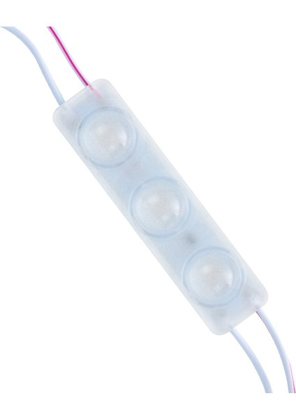 Powermaster 12 Volt 0.6 Watt Rgb 2835 69 x 16 mm Lümen 160 Derece Mercekli Modül LED