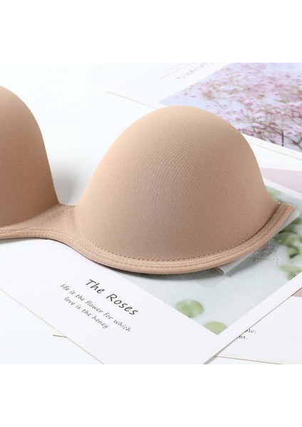 Ten Rengi Yandan Yapışkanlı Göğüs Toparlayıcı /kaldırıcı Sütyen Dekolte & Backless Sütyeni