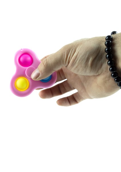 Oyuncak Stres Çarkı Üçlü Stres Baloncuklu Pembe fiyatları