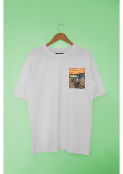 Oversize Pamuk The Scream T-Shirt