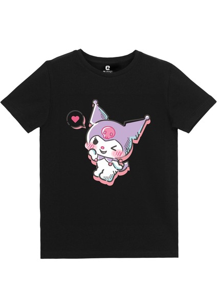 EZ Design Kuromi Baskılı Tshirt