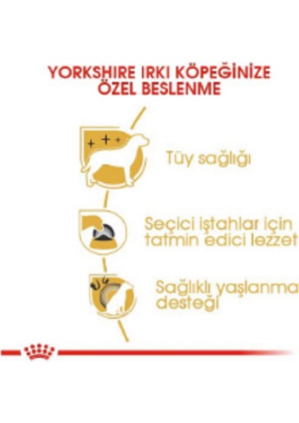 Royal Canin Yorkshire Terrier Yetişkin ve Yaşlılar Için Kuru Köpek Maması 1,5 kg