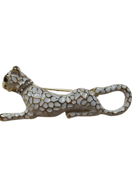 Kibele Leopar Broş Yaka Iğnesi