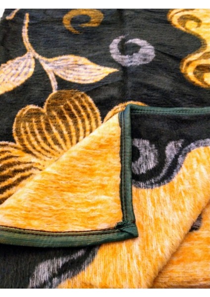 Çift Kişilik Lüks Peluş Uşak Battaniyesi (2,75KG, Akrilik-Pamuk-Polyester)