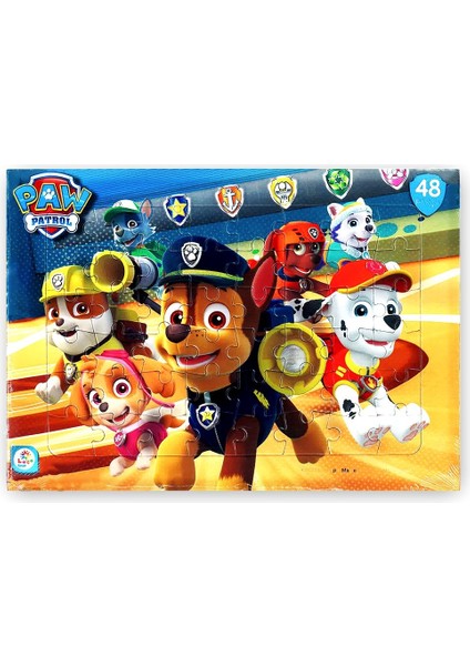 Laço Kids Paw Patrol (Pati Devriyesi) 4 Lü Frame Puzzle/yapboz Set