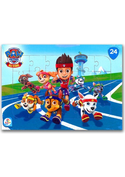 Laço Kids Paw Patrol (Pati Devriyesi) 4 Lü Frame Puzzle/yapboz Set