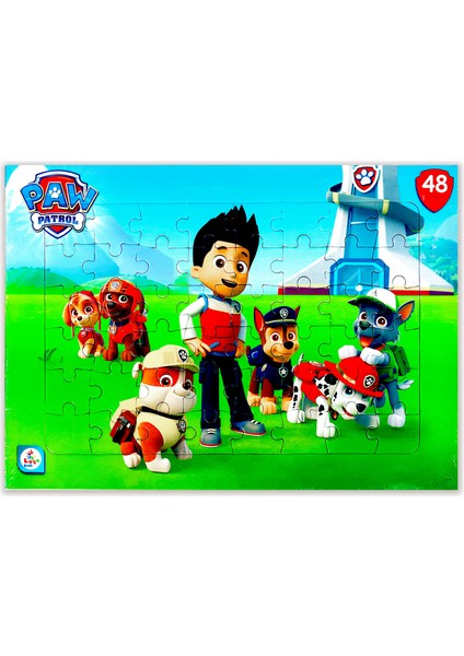 Laço Kids Paw Patrol (Pati Devriyesi) 4 Lü Frame Puzzle/yapboz Set